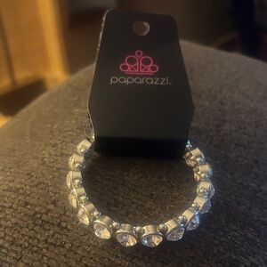 Paparazzi Shimmering Silver Bracelet